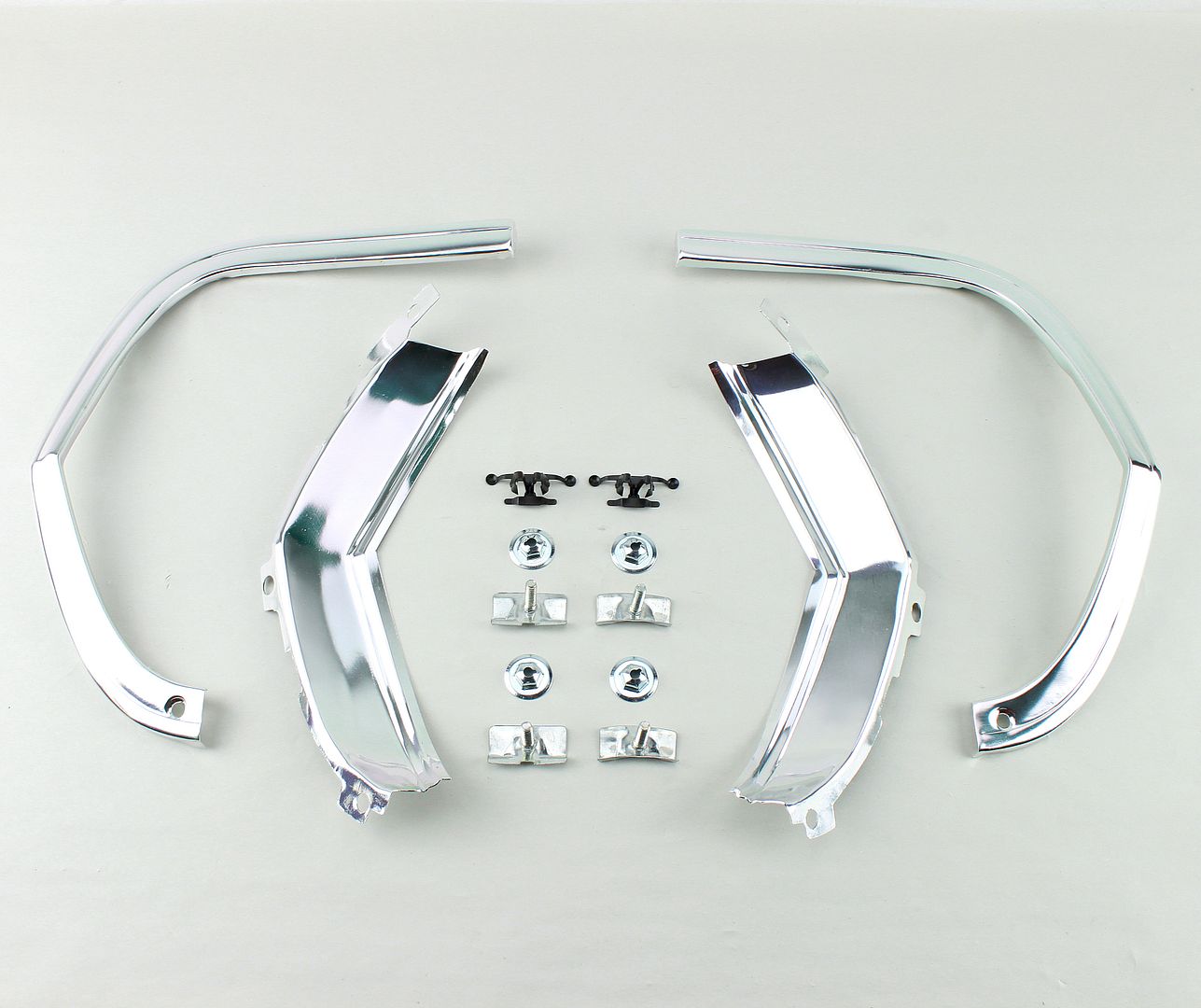 65 1965 Chevelle El Camino Fender Eyebrow Molding Trim Set eBay